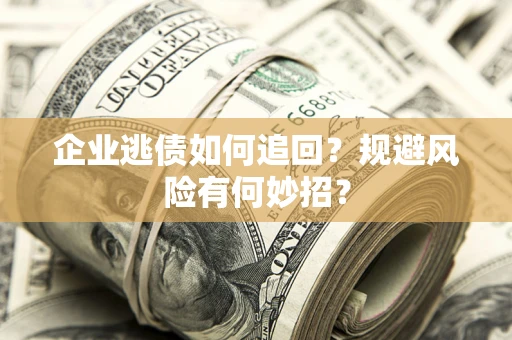 武汉企业逃债如何追回？规避风险有何妙招？