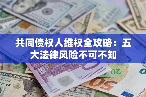 武汉共同债权人维权全攻略：五大法律风险不可不知