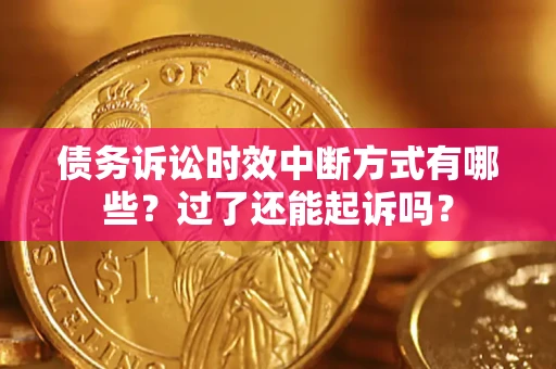 武汉债务诉讼时效中断方式有哪些？过了还能起诉吗？