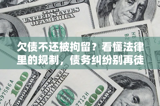 武汉欠债不还被拘留？看懂法律里的规制，债务纠纷别再徒劳奔波