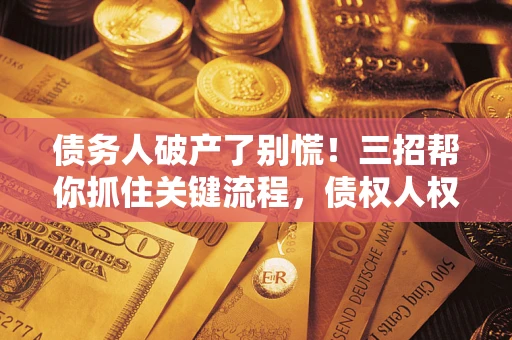 武汉债务人破产了别慌！三招帮你抓住关键流程，债权人权益不再缩水