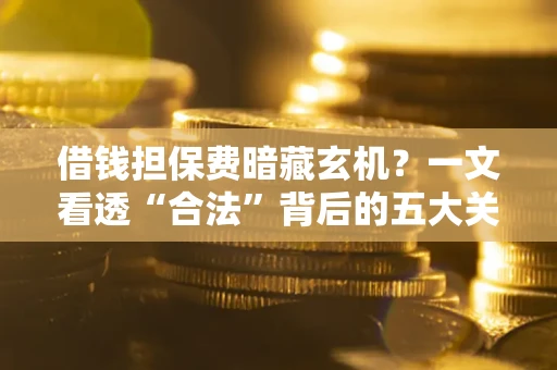 武汉借钱担保费暗藏玄机？一文看透“合法”背后的五大关键陷阱