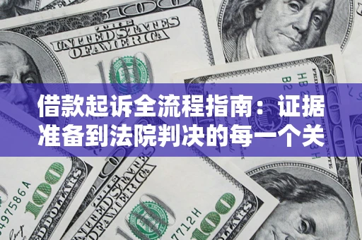 武汉借款起诉全流程指南：证据准备到法院判决的每一个关键步骤