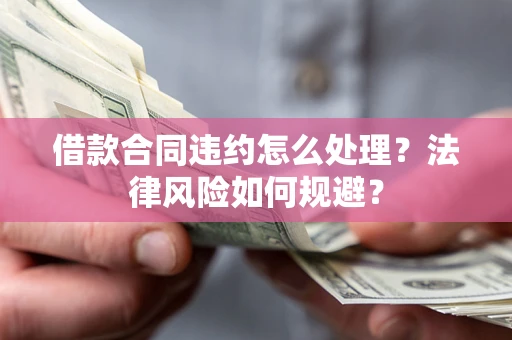 武汉借款合同违约怎么处理？法律风险如何规避？