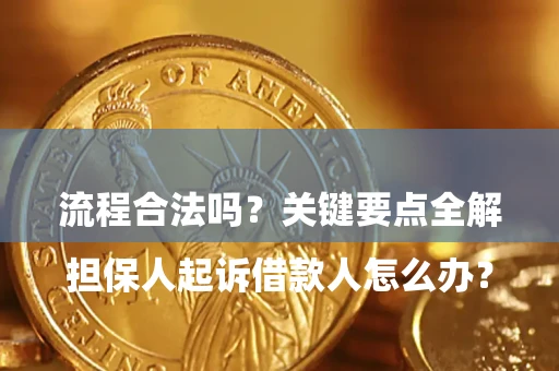 武汉

担保人起诉借款人怎么办？流程合法吗？关键要点全解析