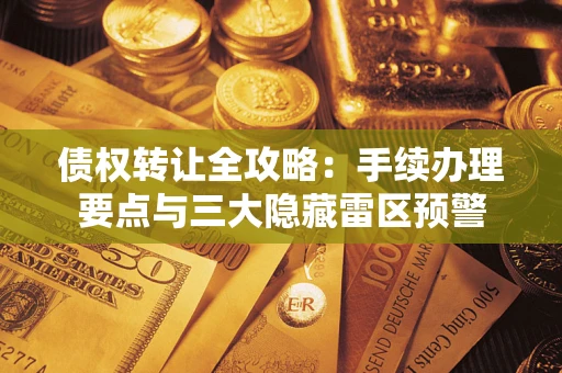 武汉债权转让全攻略：手续办理要点与三大隐藏雷区预警