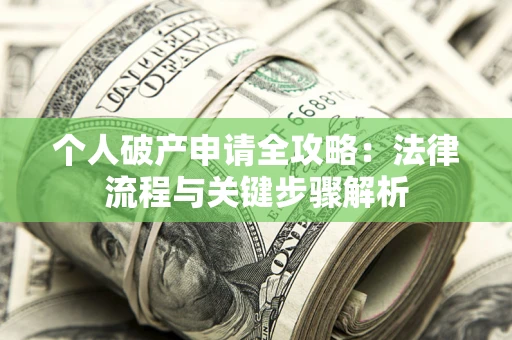 武汉个人破产申请全攻略：法律流程与关键步骤解析